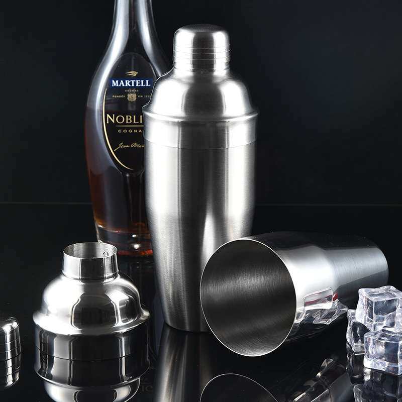 不锈钢鸡尾酒调酒器套装 13件套压克力架红酒酒具700ml创意摇酒壶