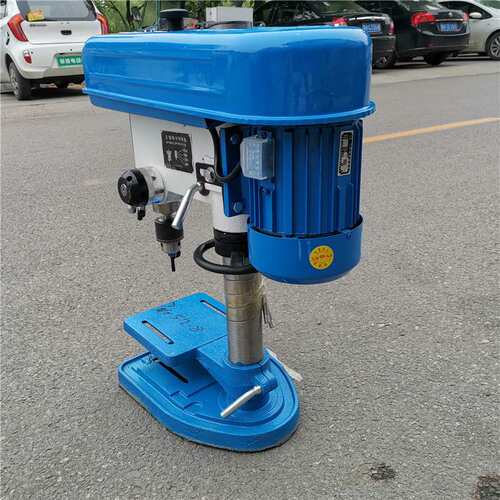 工业级台式钻木头铁不锈钢塑料黑色金属简易轻型钻床16A小型台钻