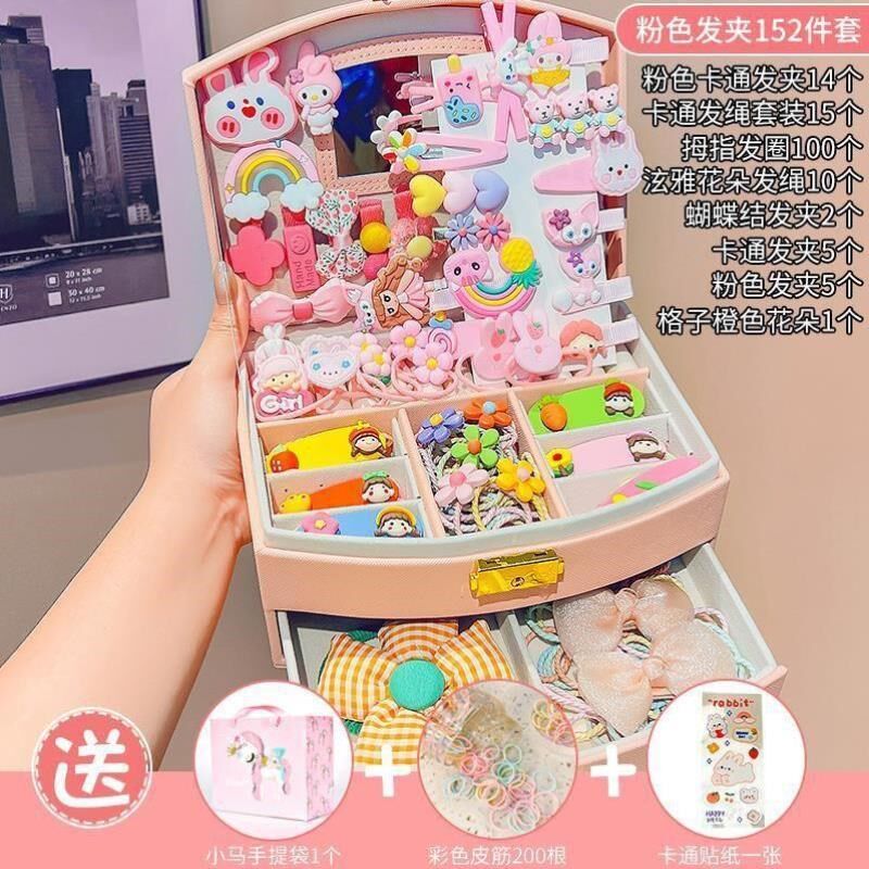 发辫婴儿彩色儿童少女辫子头发糖果皮圈发圈女橡皮筋弹力色夹发扎