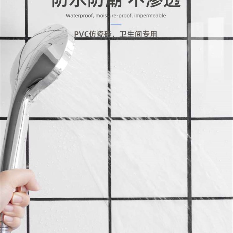 铝塑板瓷砖贴纸遮丑补洞墙面翻新装饰防水立体仿大理石墙纸自粘