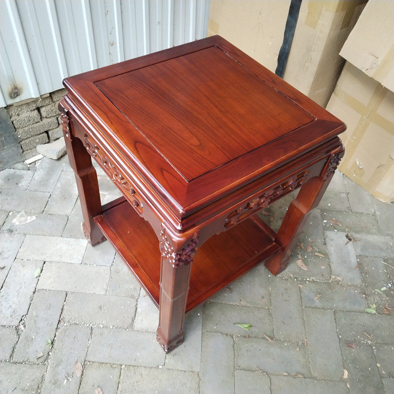 盆景架实木客厅奇石底座鱼缸架超承重方形花架子工艺品置物架