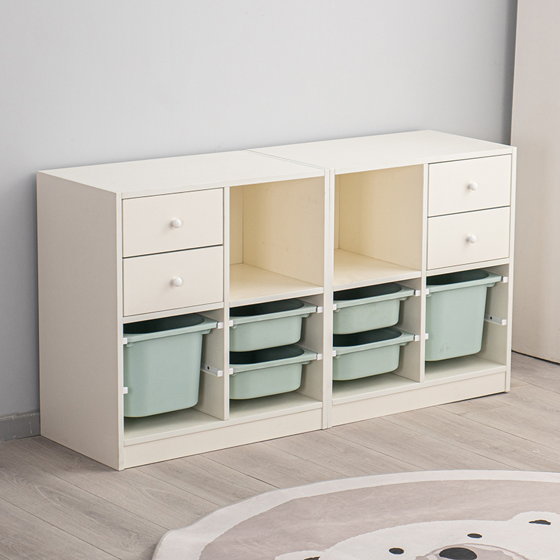 抽屉式收纳柜儿童床头玩具柜斗柜多层婴儿储物柜收纳书架