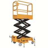 甄选SJY30 电动升降平台车液压平台车半电动平台车可非 300移动式