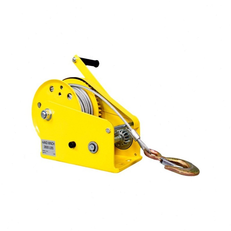 甄选手动绞盘双向自锁式手摇卷扬牵引葫芦小型绞车升降吊机家用起