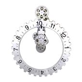 挂墙钟客厅座钟时尚 工艺钟表艺术大挂齿个性 复古齿轮钟 甄选欧式