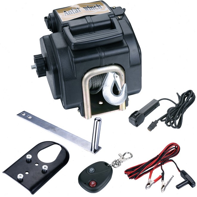 甄选12V/24V3500磅电动船用绞盘 品质