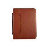 甄选新款 A4多功能文件夹商务公经理夹皮质文件夹带计算机拉链包现