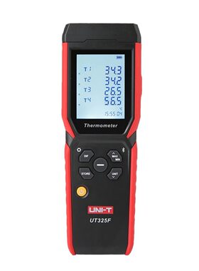 甄选优利德UT325F接触式测温仪四通道温度记录仪模具表面液体升温