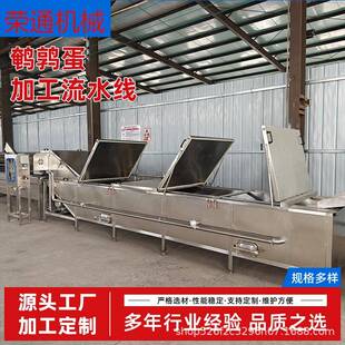 糖心鹌鹑蛋成套加工设备商用蛋品剥皮机清水蛋定心熟化机加工流水