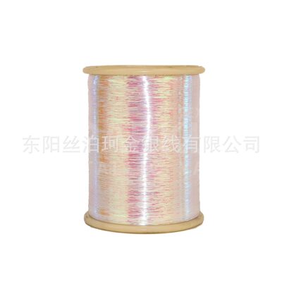 甄选现货300克净重 M 型扁丝 12Micron 1/69 七彩金银线  档ABS