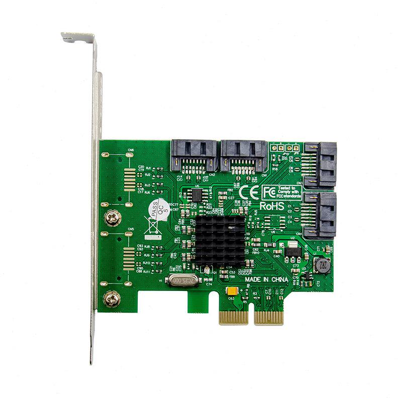 甄选PCIE Marvell SATA Ⅲ 6G 磁盘阵列卡88SE9230芯片扩展卡