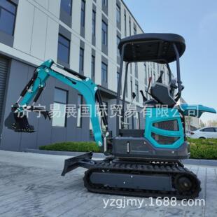 小型挖掘机建筑施工挖土机土方开挖管道铺设狭小空间高效作业机械
