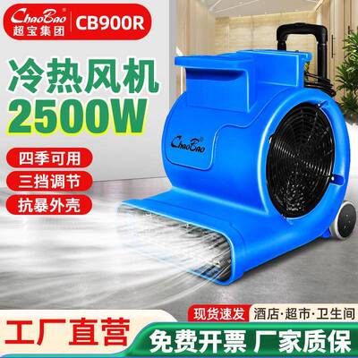 吹地机商用大功率酒店超市地毯烘干机冷热除湿吹风干机CB900R