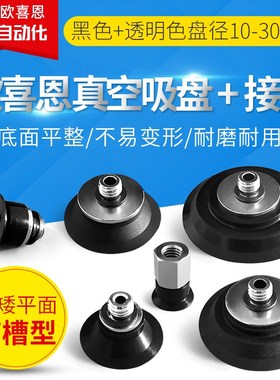 G-P2-TB10/15/20/25/30MTN/MTS/MTSE-H5低矮槽接头吉尼尔真空吸盘