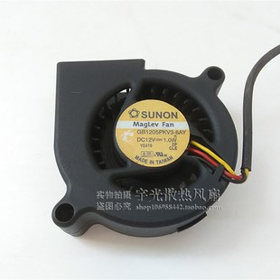 5020 8AY 12V 1.0W 鼓风机 台湾建准SUNON 投影仪风扇 GB1205PKV3
