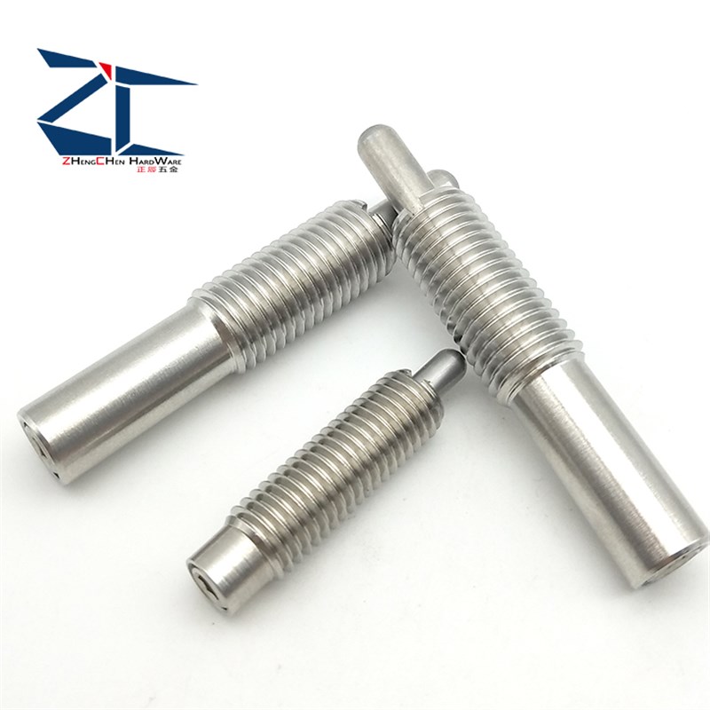 PJLW3/4/5/6/8/10/12/16 不锈钢弹簧柱塞伸缩销 轻载型 ZAP01
