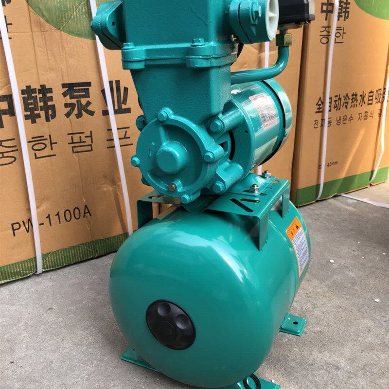 杭州中韩PW-1100A 全自动冷热水自吸泵增压泵管道泵抽水泵抽水机