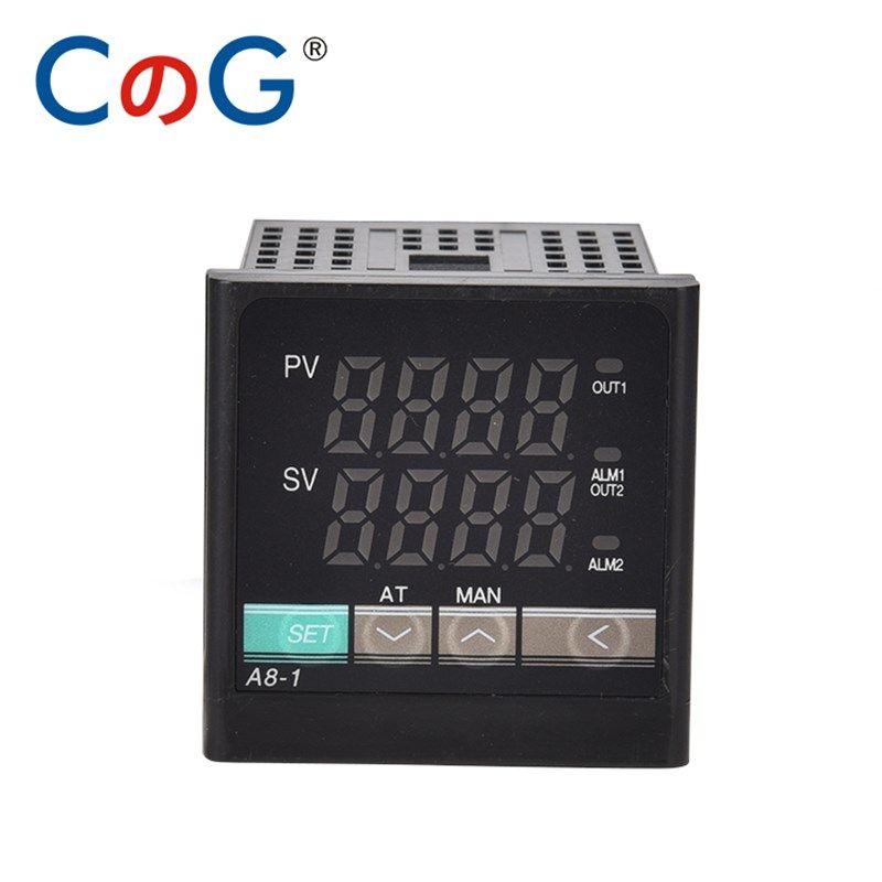 西崎CG智能报警显示温度控制器A8-1系列PID控制器调节仪A8-1R1TC