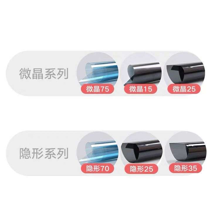 康得新KDX微晶隐形汽车膜隔热膜太阳膜防晒膜玻璃防爆汽车贴膜