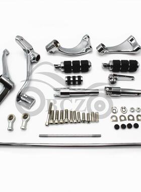 适用于哈雷运动者 XL 1200 883 48前置变档挂挡黑色脚踏14-20整套