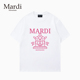 Mardi Mountain韩国正品 2026春夏款 官方旗舰店 黑白纯棉短袖 女t恤