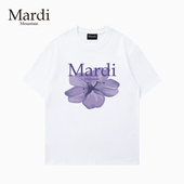 Mardi Mountain韩国正品 2026春新款 官方旗舰店 黑白纯棉短袖 女t恤