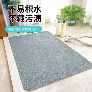 橡胶粒地垫浴室透水防滑垫卫生间地垫洗澡老人防摔U泳池后厨定制