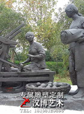 伍子胥铜像雕塑玻璃钢雕塑制作铸铜D材质城市景观园林广场雕塑制