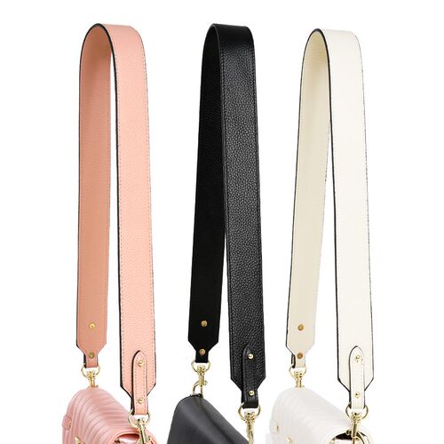 真皮包包带单肩斜挎宽肩带肩带配件单卖加长链条替换牛皮背带带子