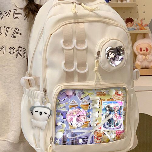 魔法少女小圆痛包书包背包可爱日系二次元双肩包中小学生通勤百搭