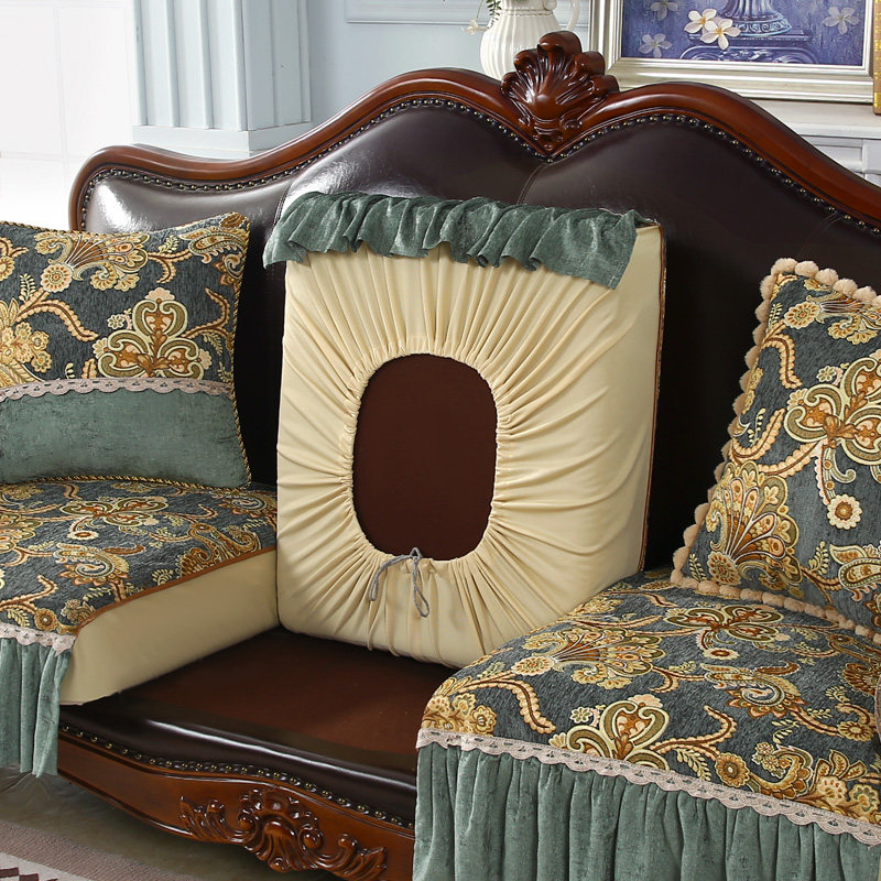 美式沙发套罩2025新款沙发垫欧式皮沙发笠全包防滑复古高级感坐垫