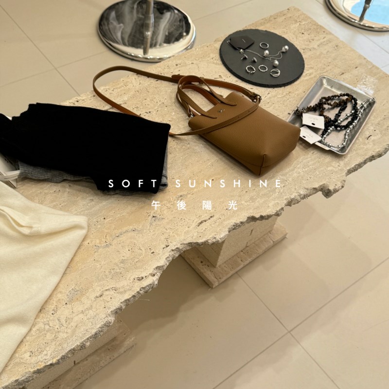 黄洞石摆放台餐桌子别墅样板房餐厅摆台长方形展示台饰品珠宝店