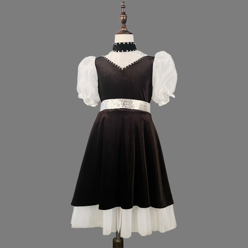 六一儿童合唱服装演出服男女童礼服中小学生表演朗诵纱裙大合唱团