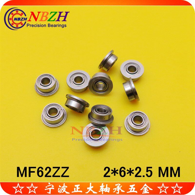 不锈钢 法兰杯士轴承 MF62ZZ SMF62ZZ 2*6*7.2*2.5*0.6 mm