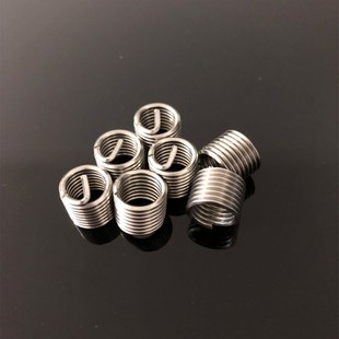 304不锈钢螺纹护套钢丝牙套螺套弹簧丝套保护套修复套M8M10M12M14