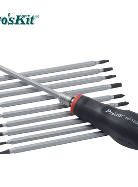 台湾宝工 SD-T636 进口12件快脱扭力起子组 螺丝刀套批头1~6Nm