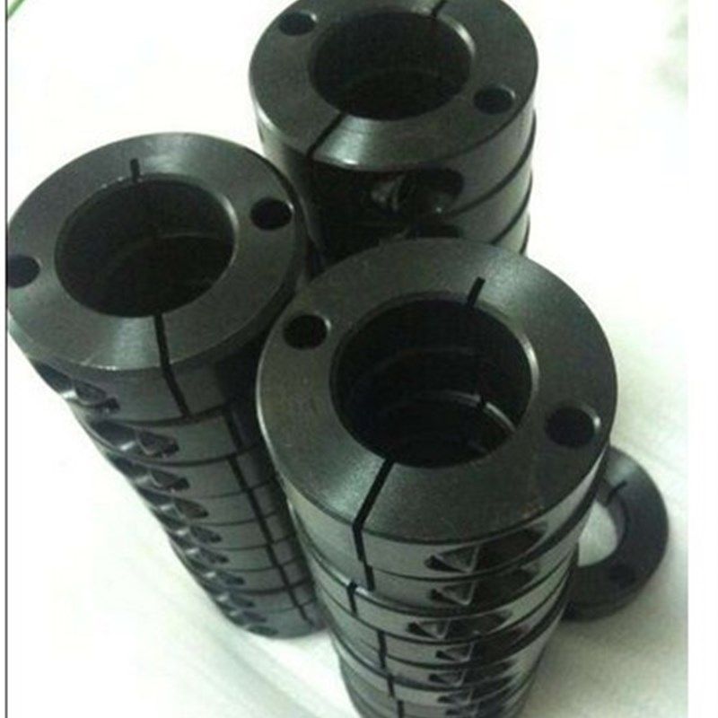 侧面安装孔铝制夹紧环双螺纹孔开口型固定环光轴抱紧环夹紧轴环套