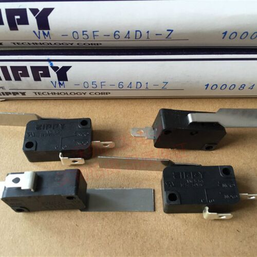 台湾ZIPPY 带长柄2脚微动开关250V5AUL认证行程开关VM-05F-64D1-Z