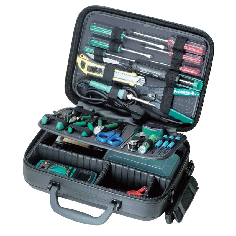 台湾宝工1PK-710KB-1电工维修工具组 维修维护工具套装 (28件组)