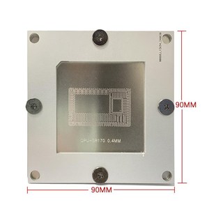 CPU植球台带钢网SR170 RK3399 RK1808 BGA 90mm手工植球加热钢网