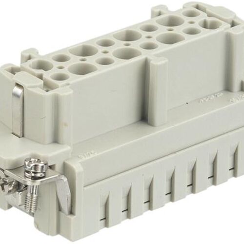 HARTING/哈丁重载连接器 09330162702 Han 16 E-F-C 矩形航空插头