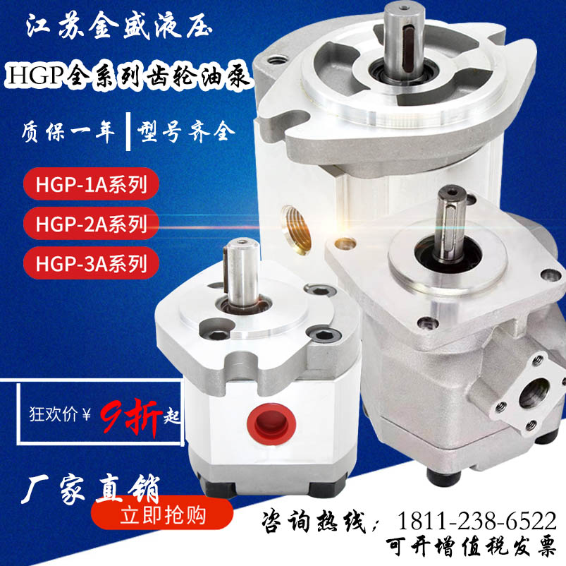 HGP-1A-F4R HGP-1A-F6R HGP-2A-F12R HGP-3A-F19R电机配高压油泵