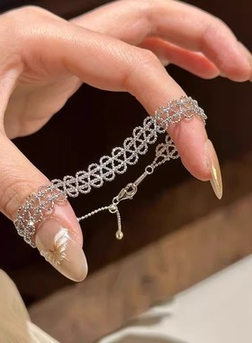 新中式中古蕾丝手链女款