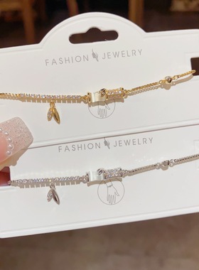 新中式简约气质猫眼石竹节手链