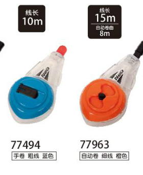 日本亲和SHINWA77963木工墨斗10M 77493手动墨技自动划线粉斗15M