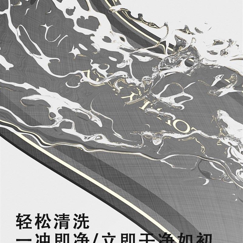 2023新款厨房地垫防滑防油可擦免洗耐I脏防水厨房专用防污垫子家