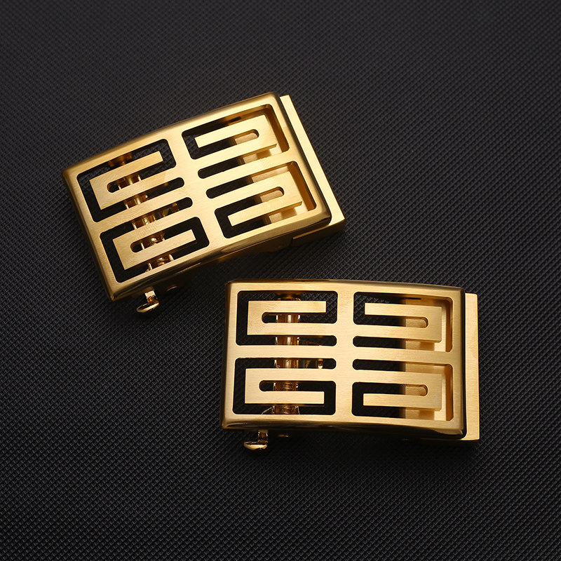 纯铜皮带扣头男士自动扣镂空全铜腰带扣头配件休闲商务男裤带卡子