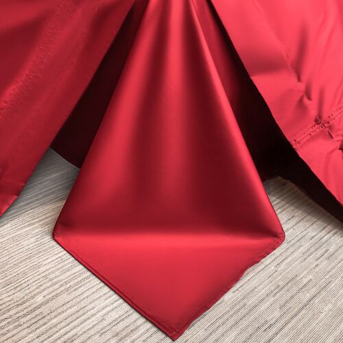 简约结婚四件套大红色床单被套全I棉婚庆床上用品婚房喜被