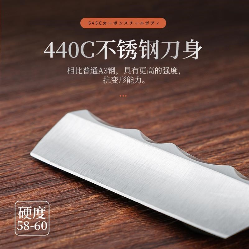 老式檀木刮胡刀剃须剃头刀男士修面手动刮刀理发店美发修脸刀