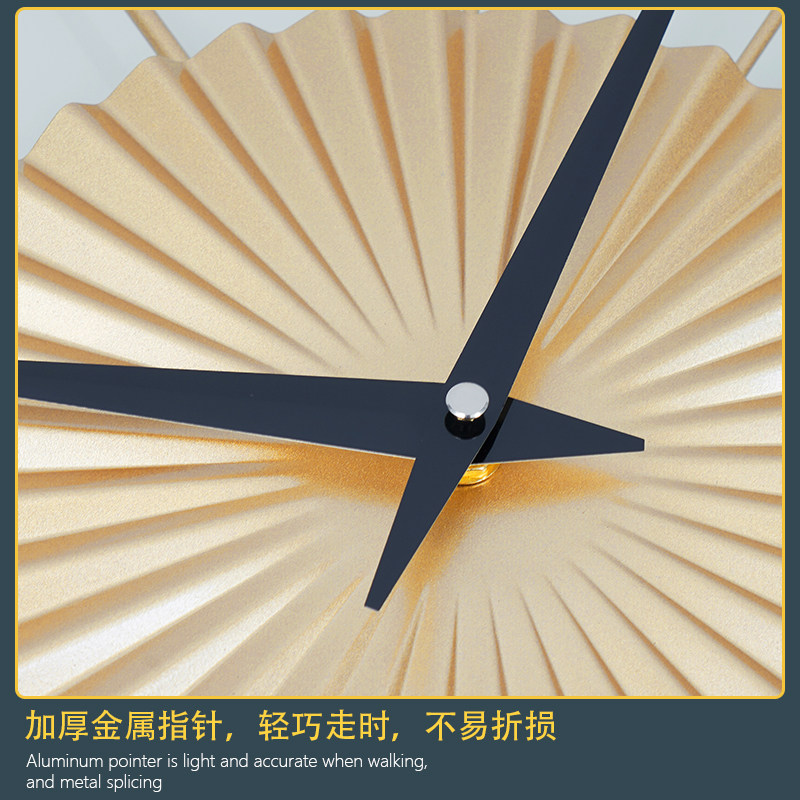 挂钟客厅b家用时尚2021新款网红挂式时钟现代简约大气极简挂墙钟